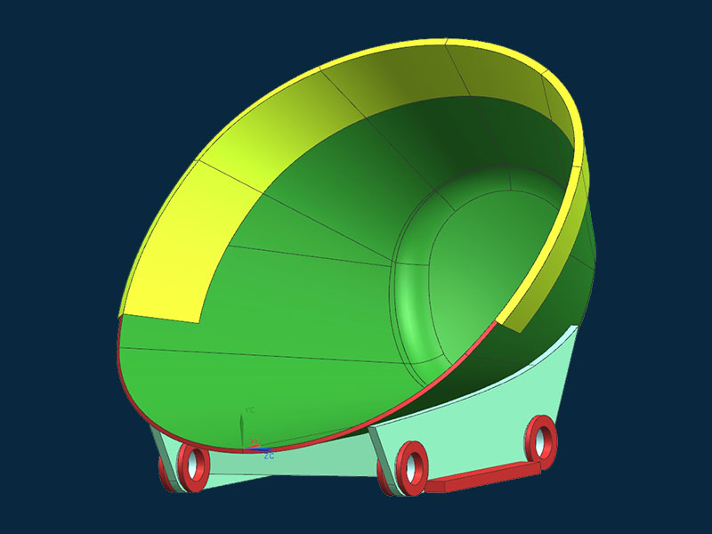 Dredging bucket / Baggereimer CAD