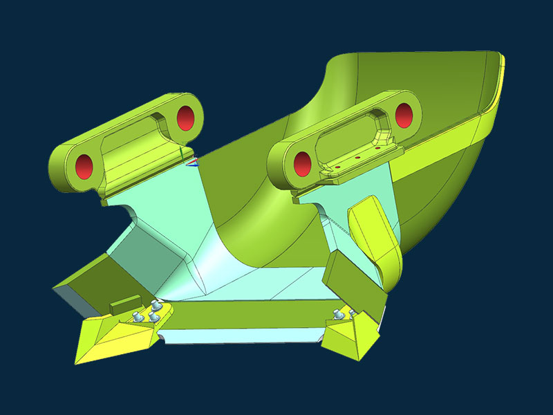 Dredging bucket / Baggereimer CAD